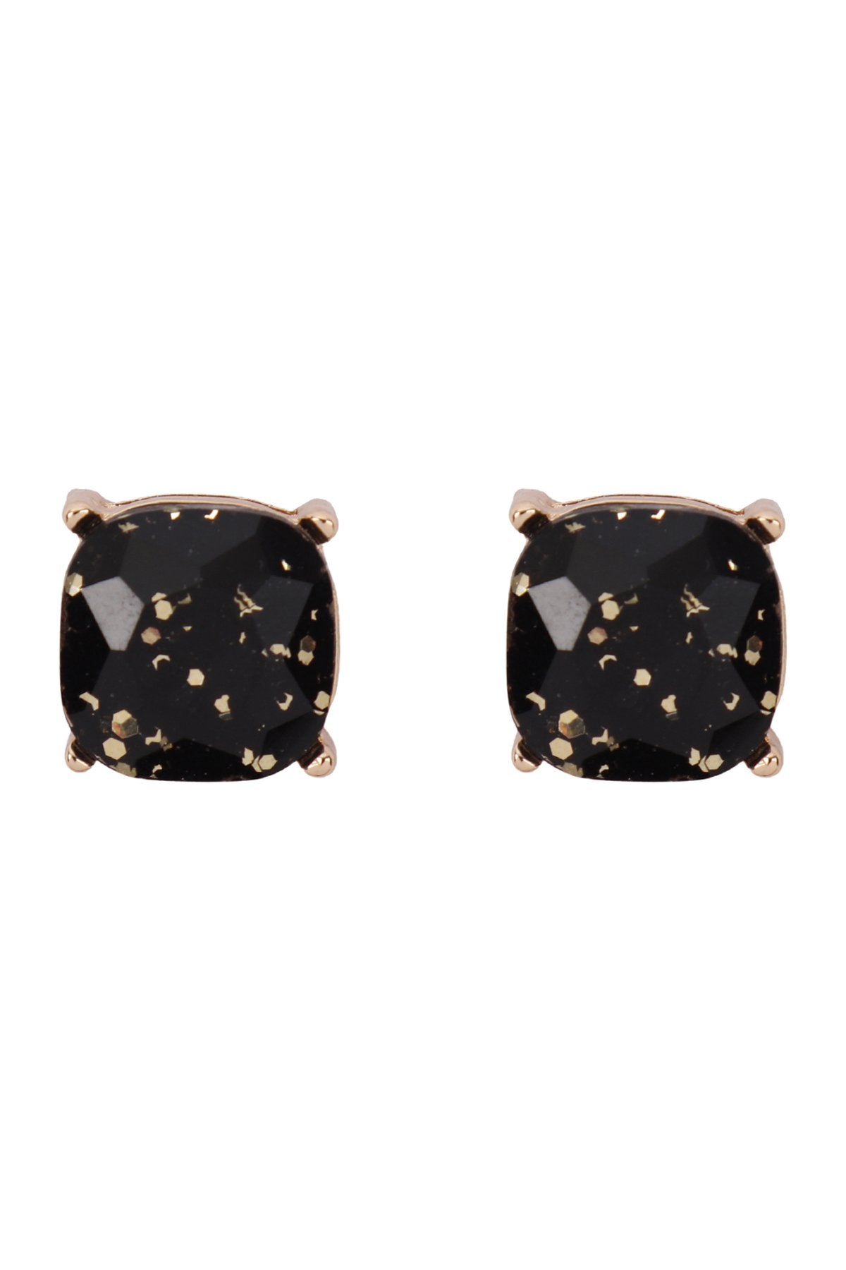 Glitter Epoxy Stud Earrings