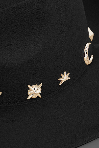 Sun Moon Star Fedora Hat