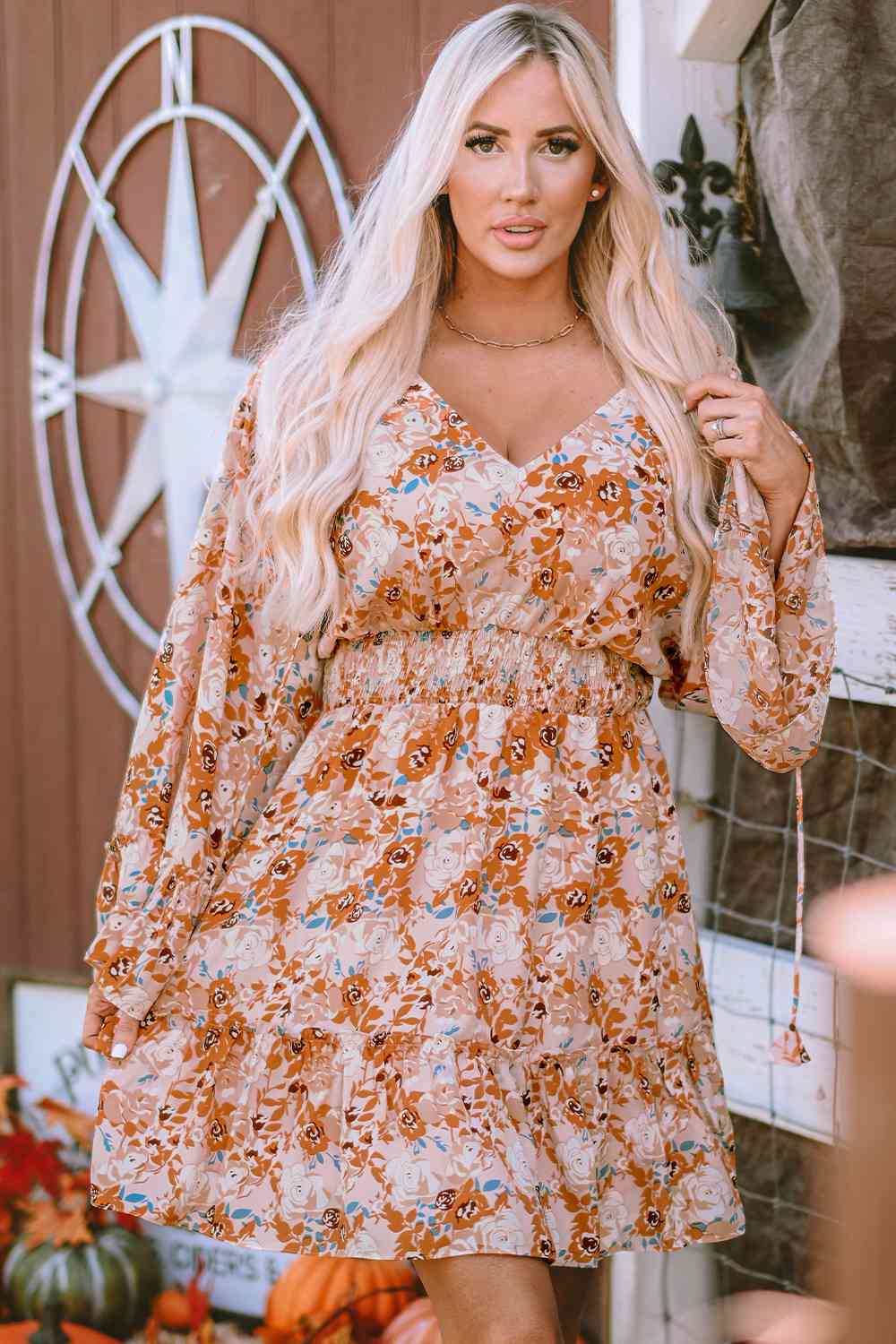 Floral Smocked Dress