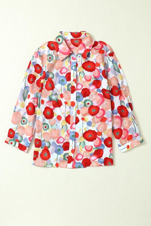 Floral Button Down