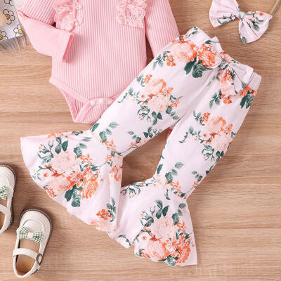 Lace Pants Set