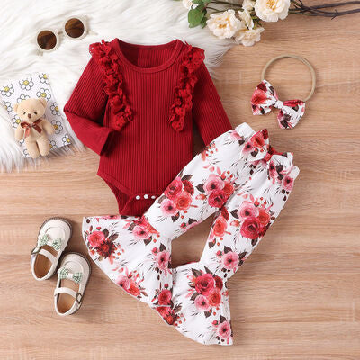 Lace Pants Set