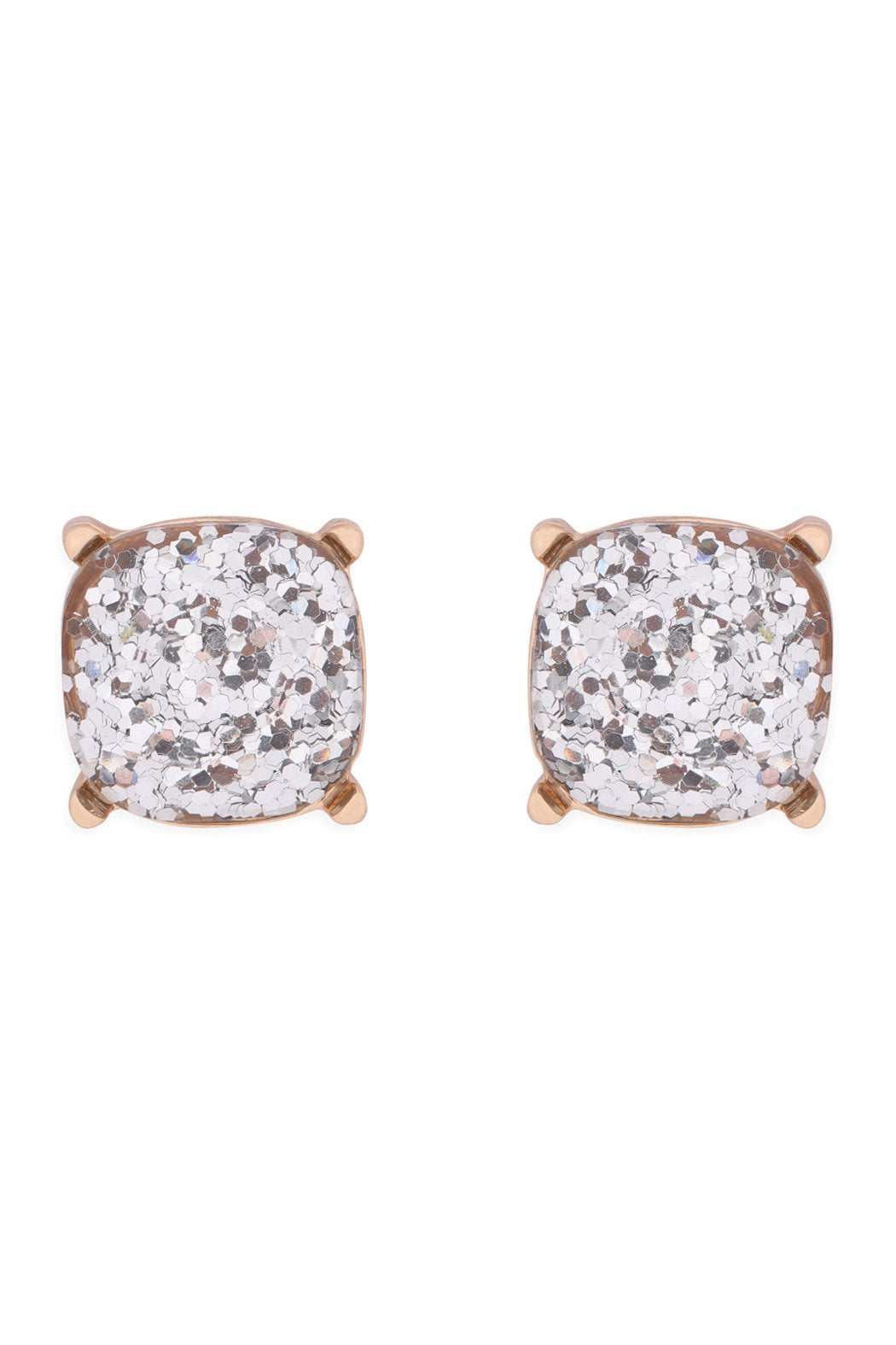 Glitter Epoxy Stud Earrings