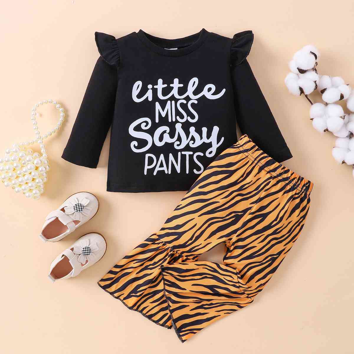 Too Cool Flare Pants Set