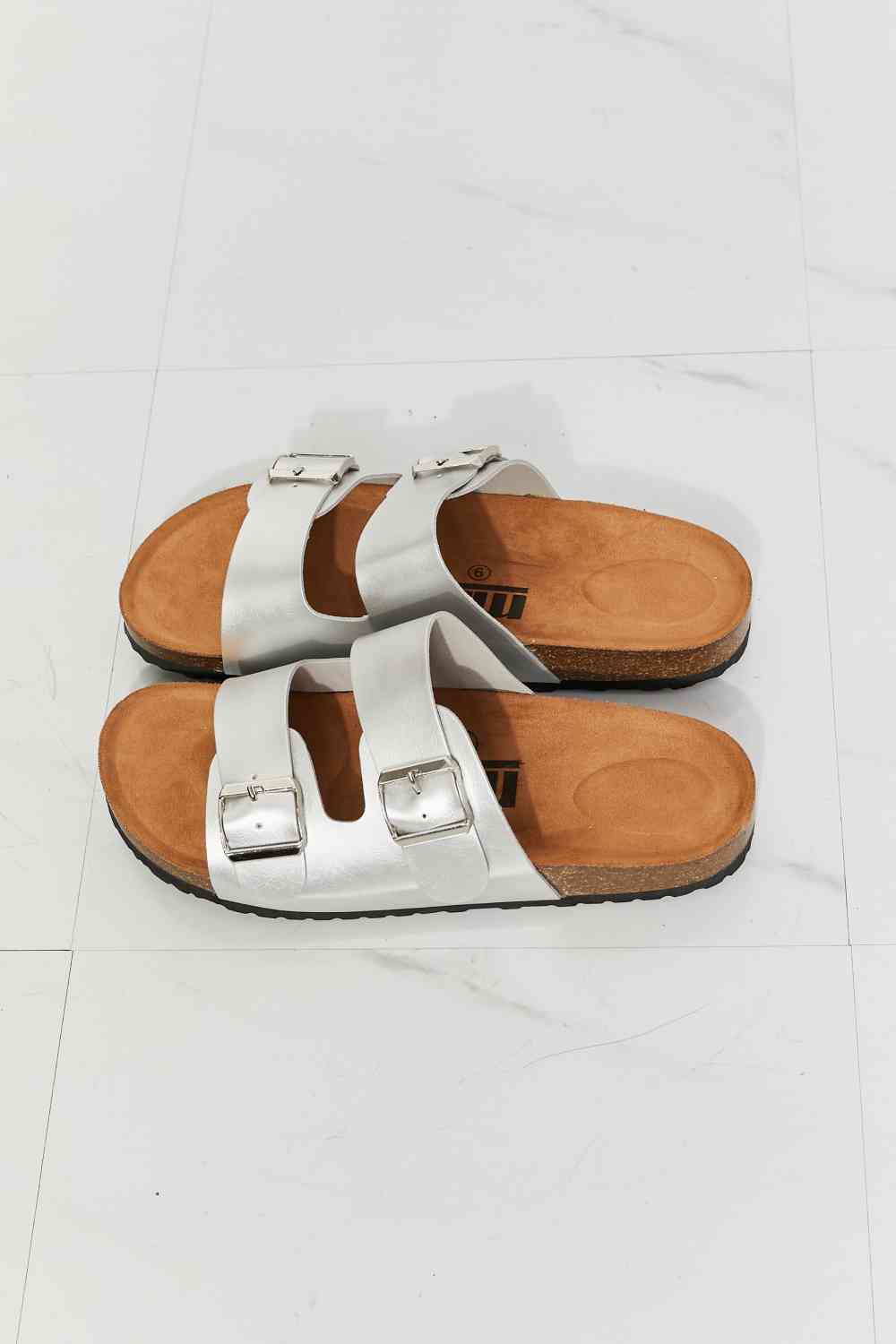 Silver Double-Banded Sandal
