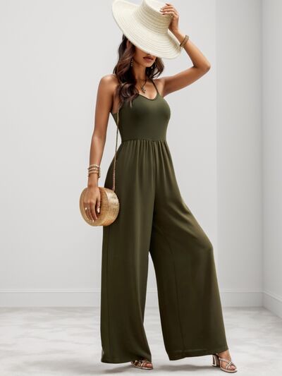 Black Wide Leg Jumpsuit