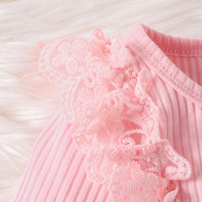 Lace Pants Set