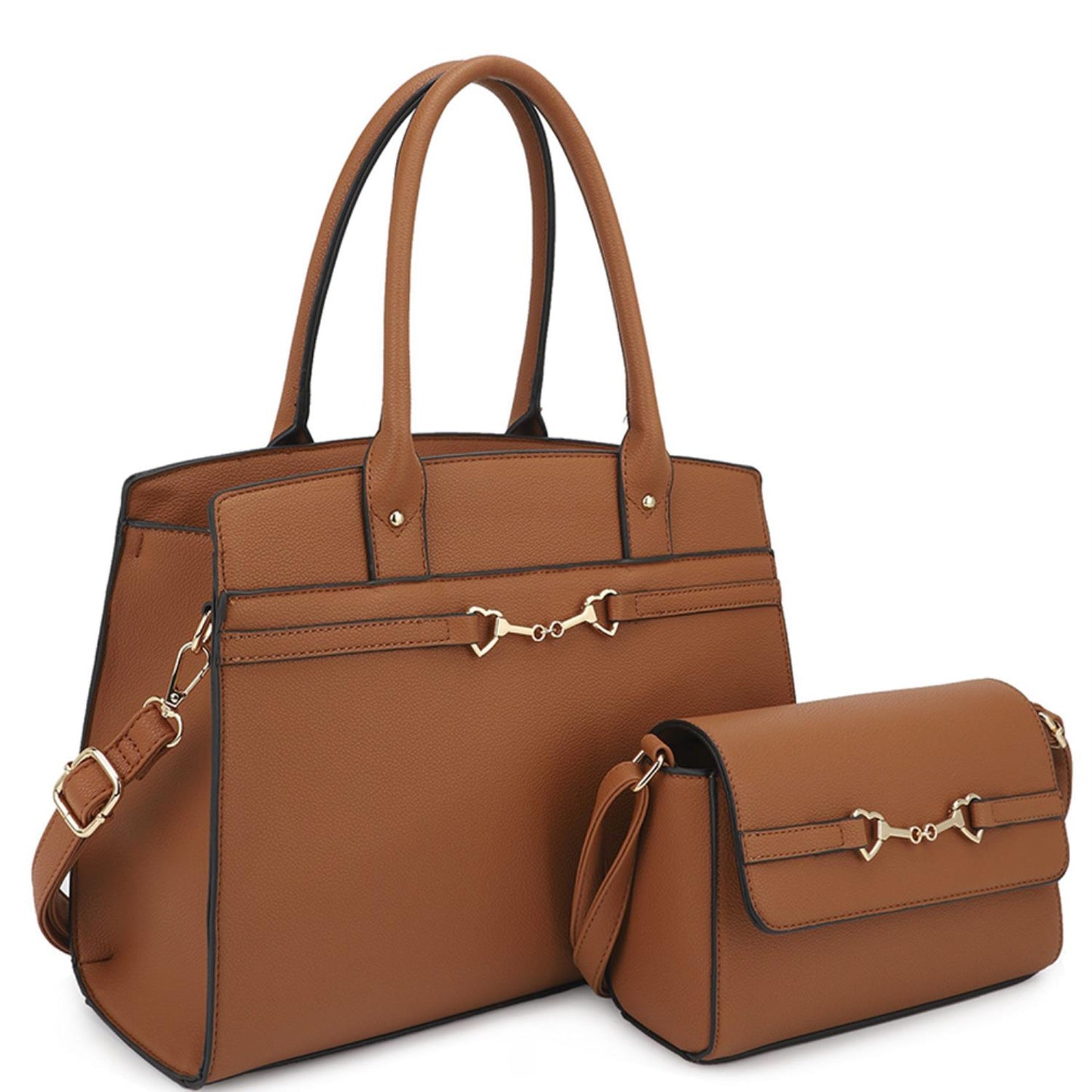 Satchel with Crossbody Bag