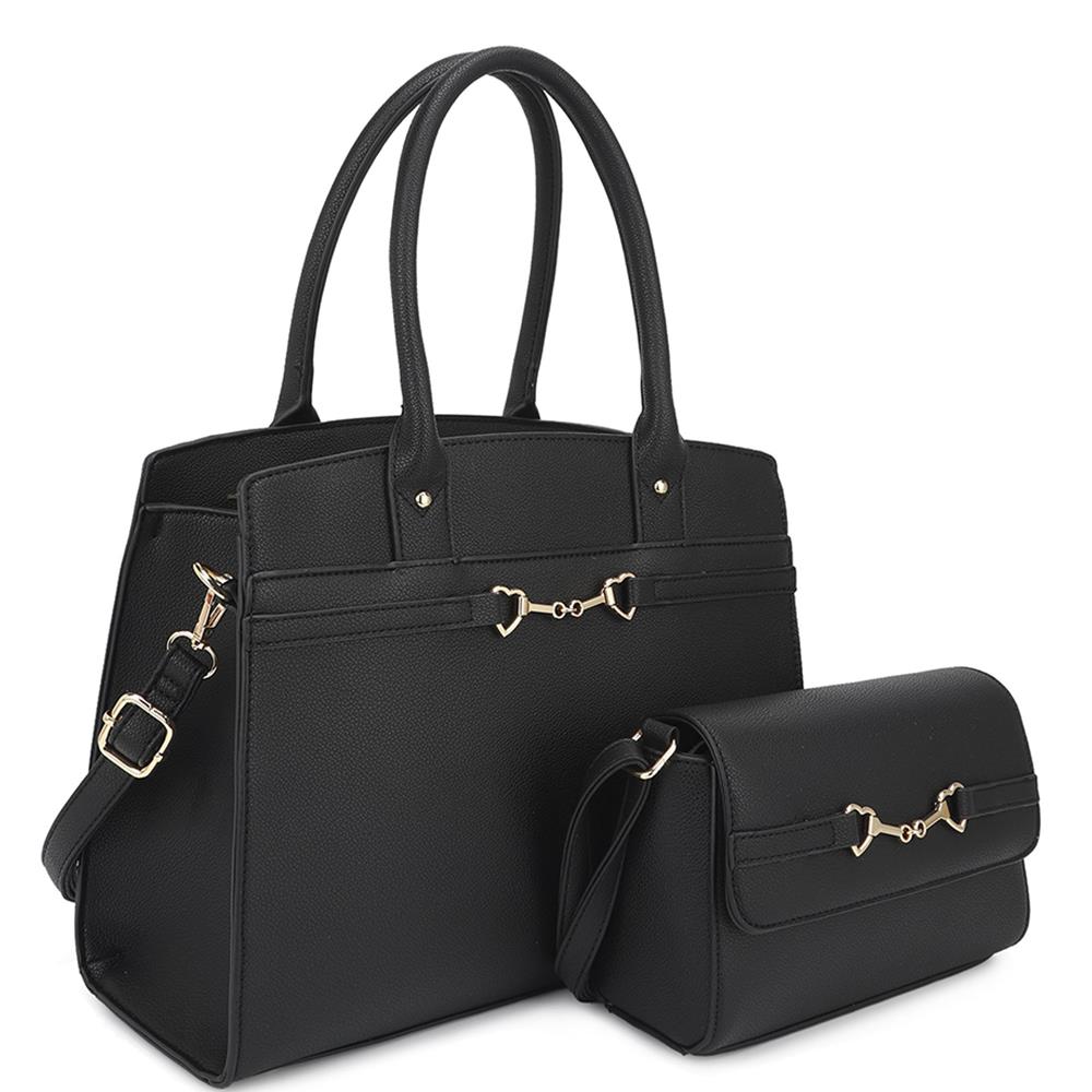 Satchel with Crossbody Bag