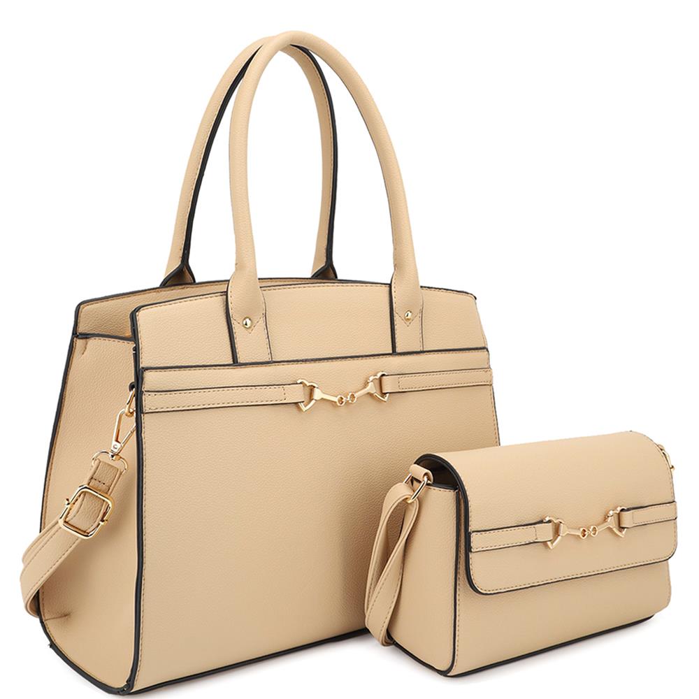 Satchel with Crossbody Bag
