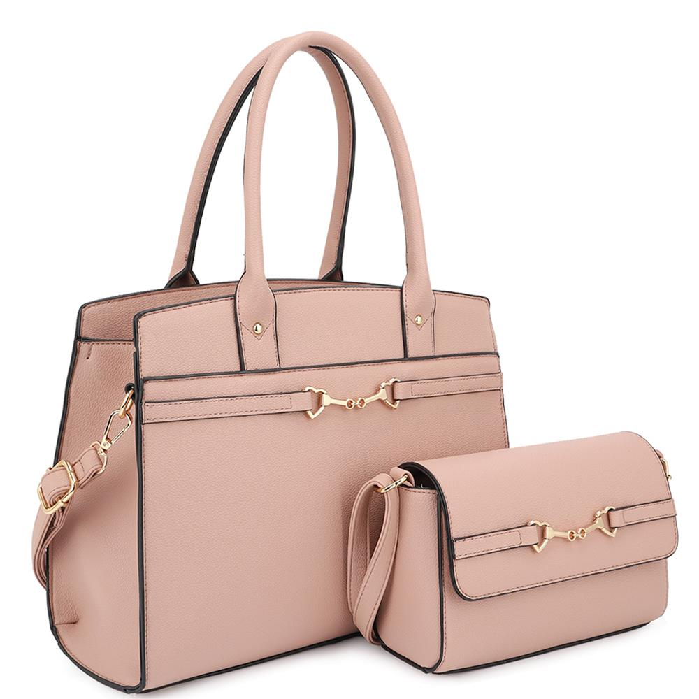 Satchel with Crossbody Bag