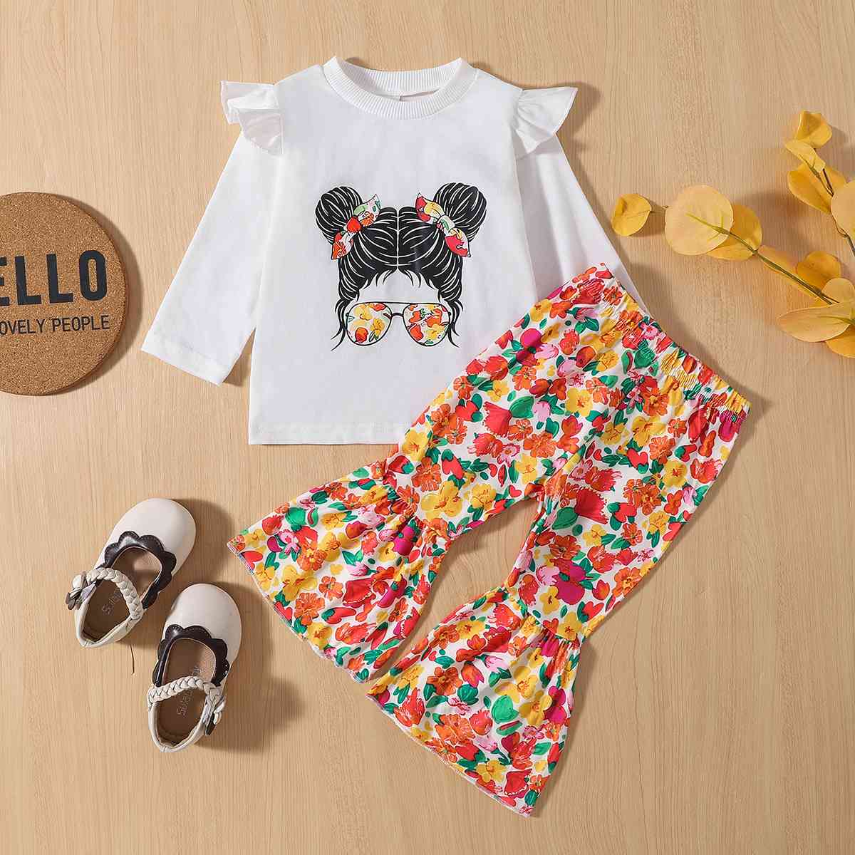 Too Cool Flare Pants Set