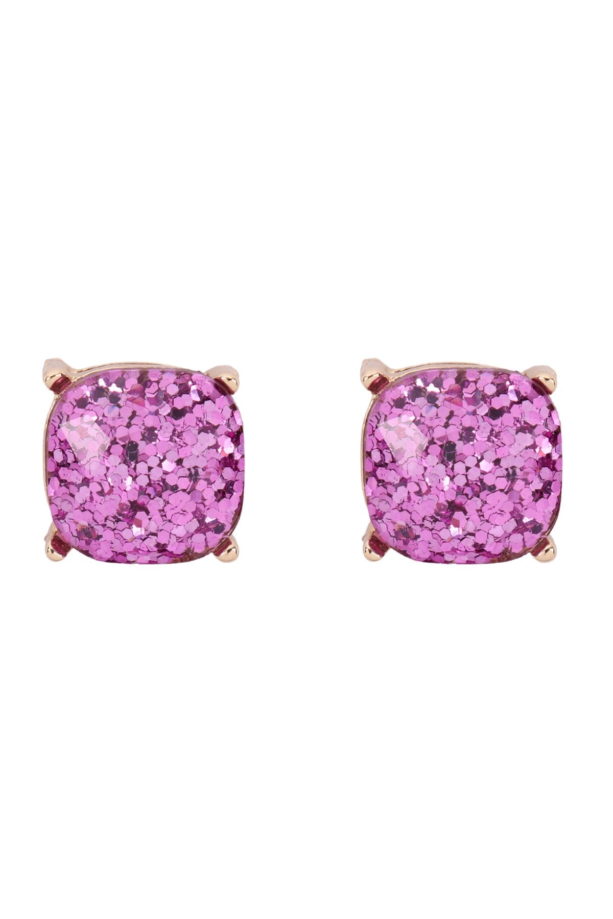 Glitter Epoxy Stud Earrings