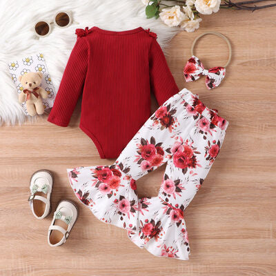 Lace Pants Set