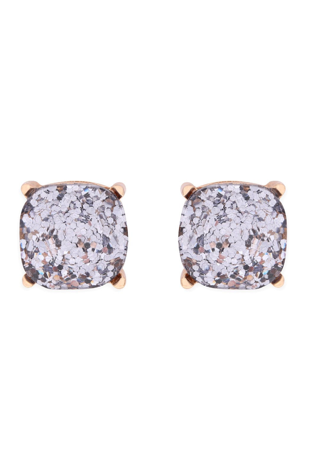 Glitter Epoxy Stud Earrings