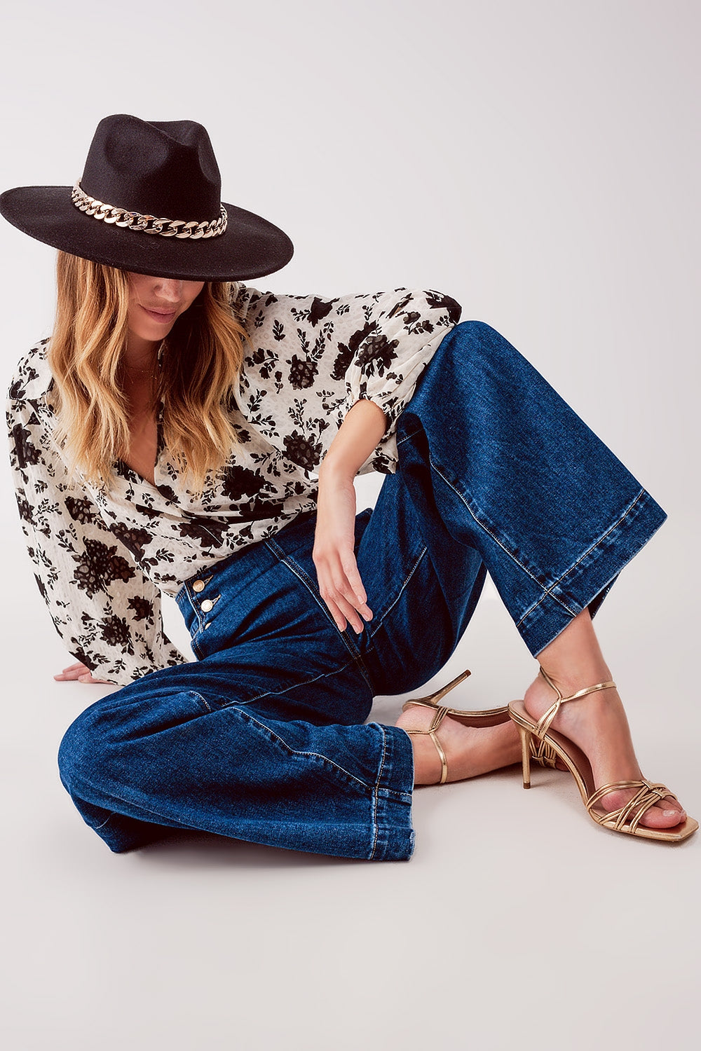 Button Front Denim