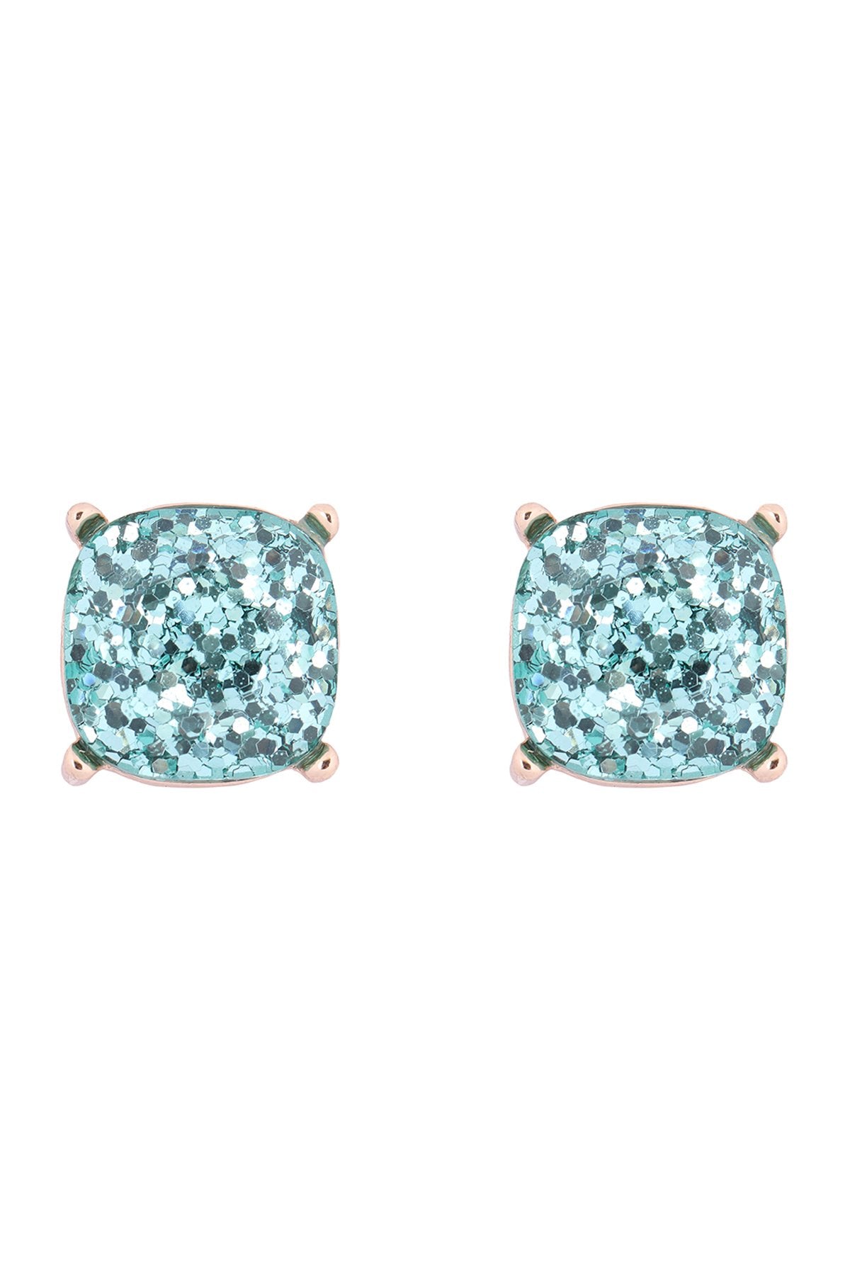Glitter Epoxy Stud Earrings