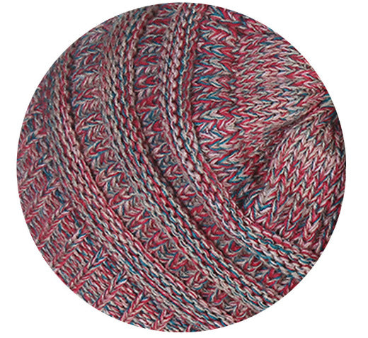 Fleece-Lined Knit Beanie with Pom