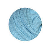 Fleece-Lined Knit Beanie with Pom