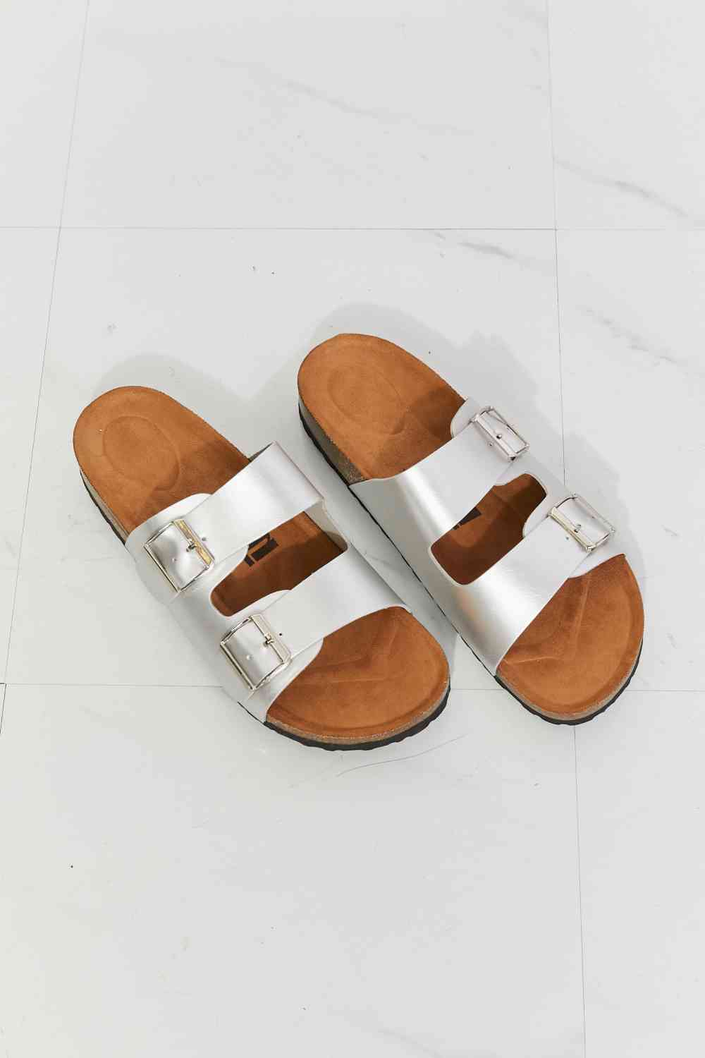 Silver Double-Banded Sandal