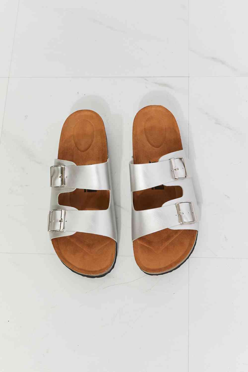 Silver Double-Banded Sandal