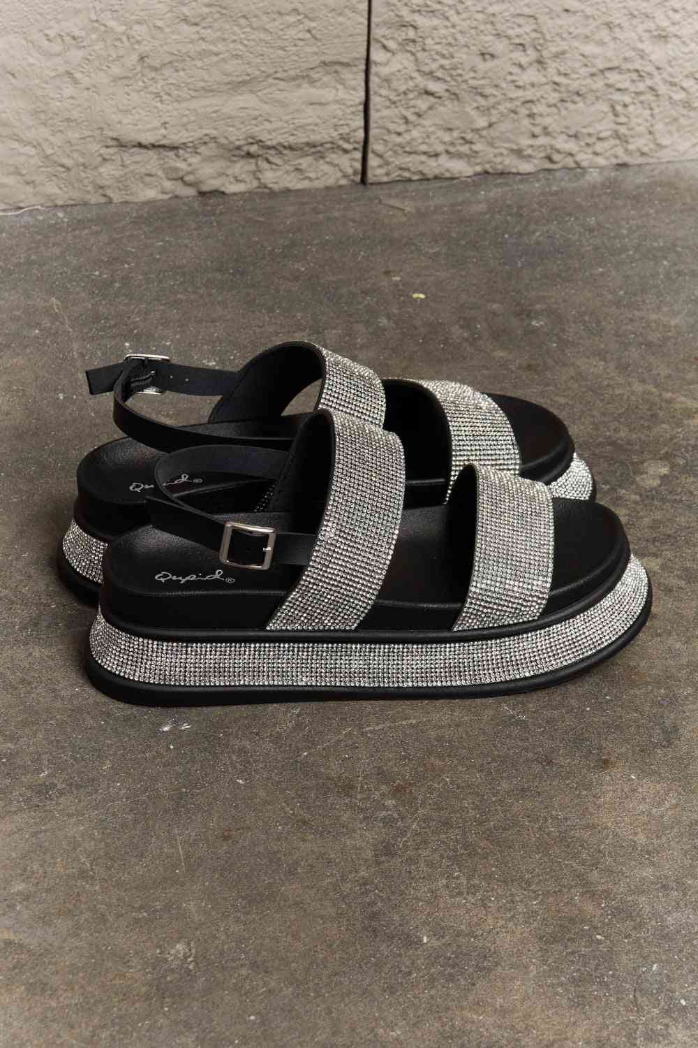 Platform Rhinestone Sandal