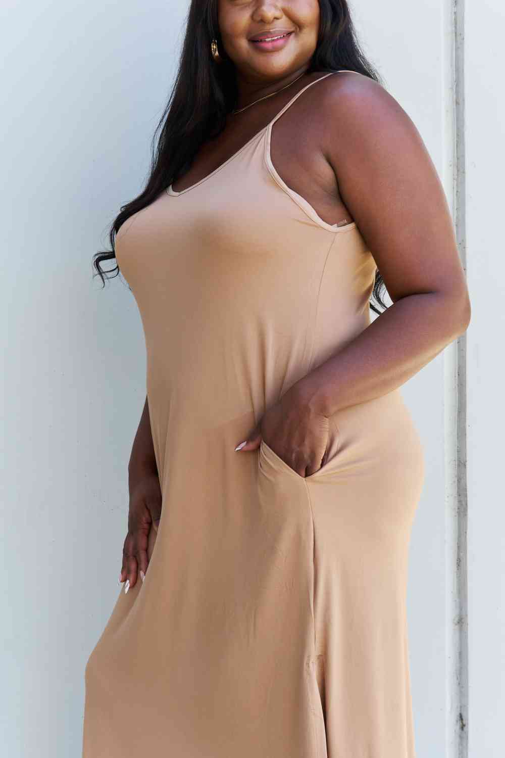 Cami Side Slit Maxi Dress