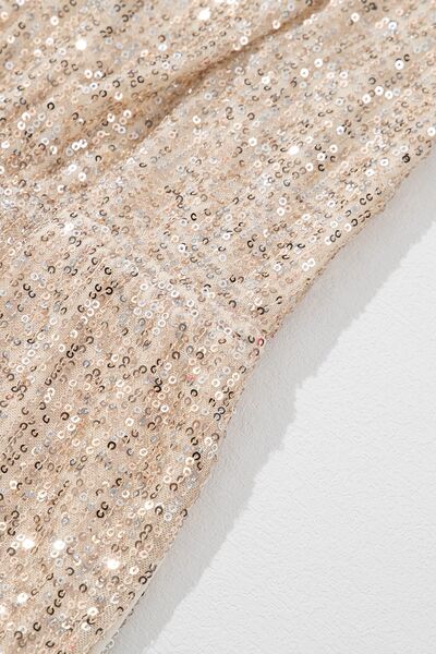 Sequin Wide Leg Jumpsuit