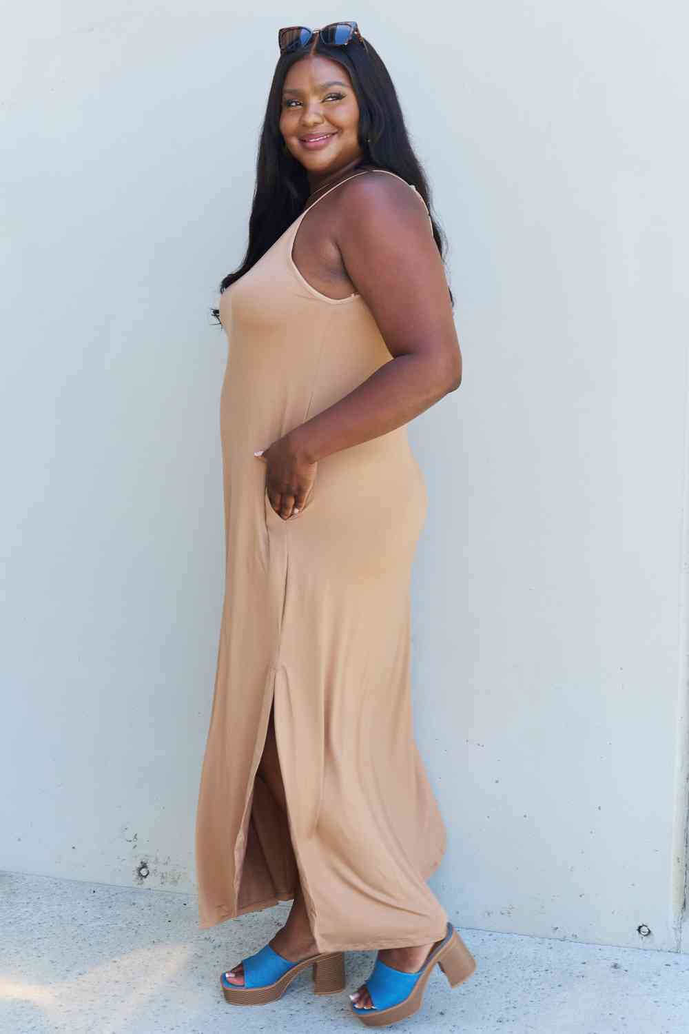 Cami Side Slit Maxi Dress
