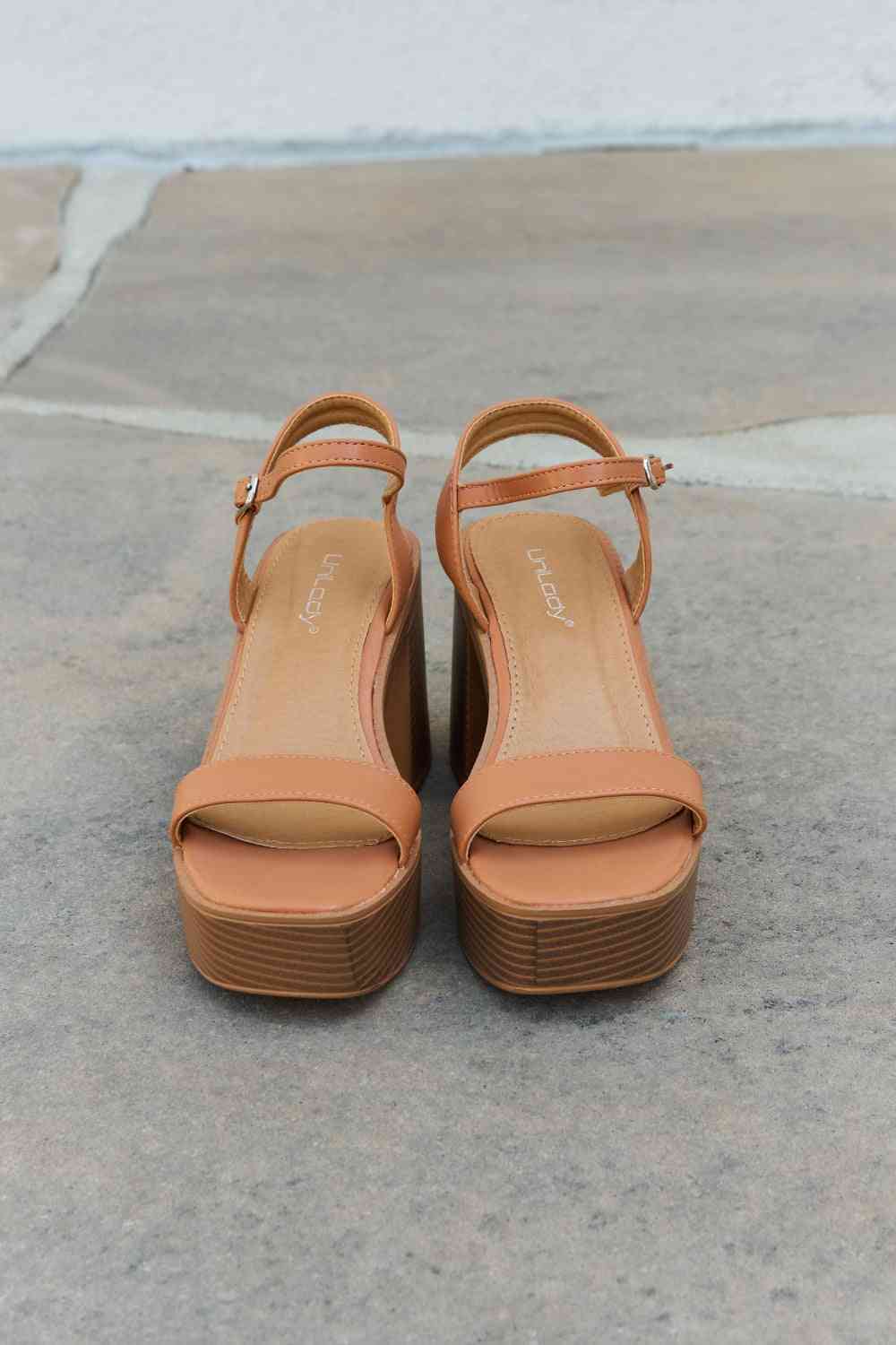 Weeboo Platform Heel Sandals