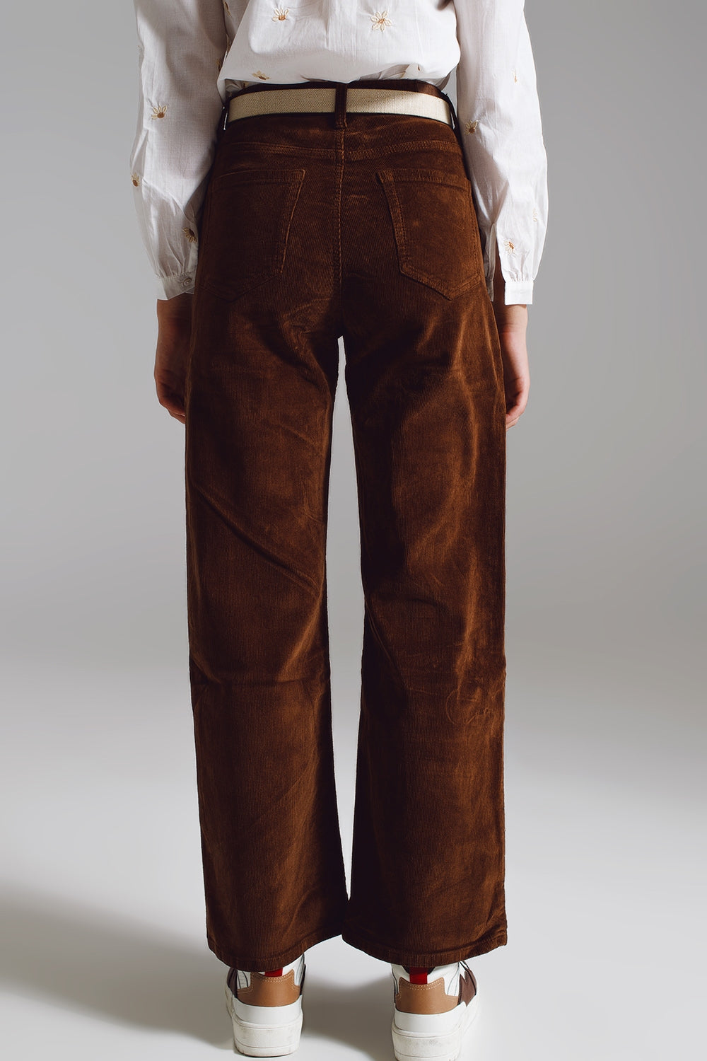 Cropped Cord Pants