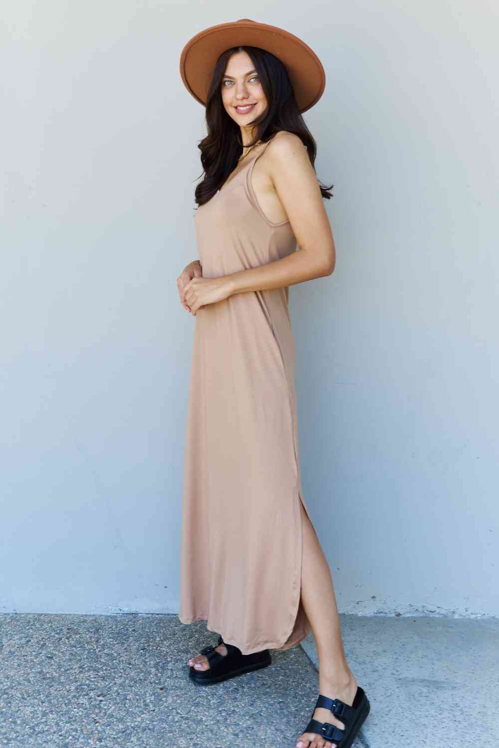Cami Side Slit Maxi Dress