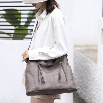Vegan Leather Tote Bag