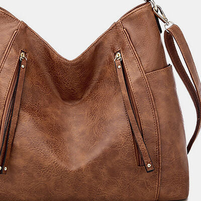 Vegan Leather Tote Bag