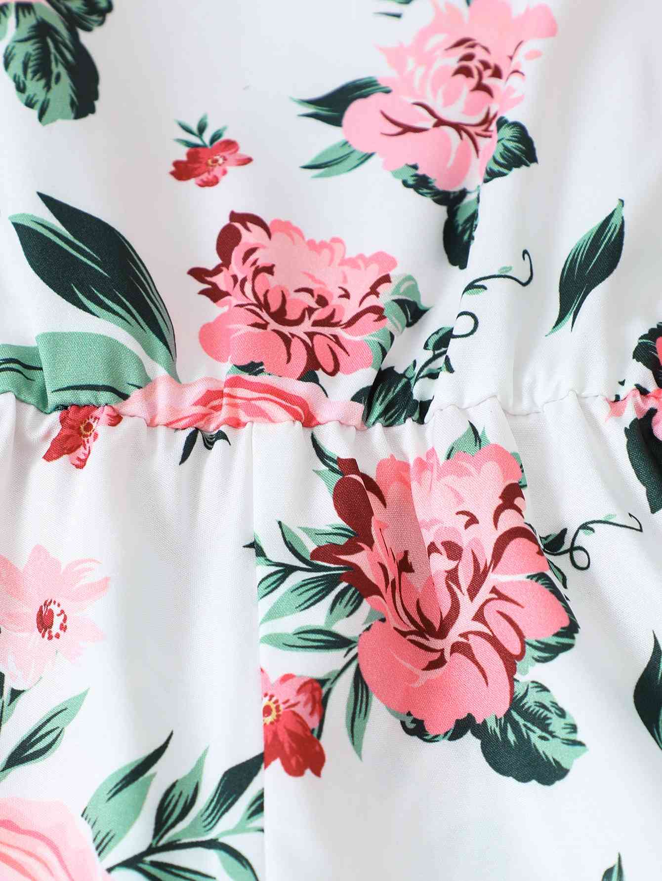 Floral Flare Leg Jumpsuit