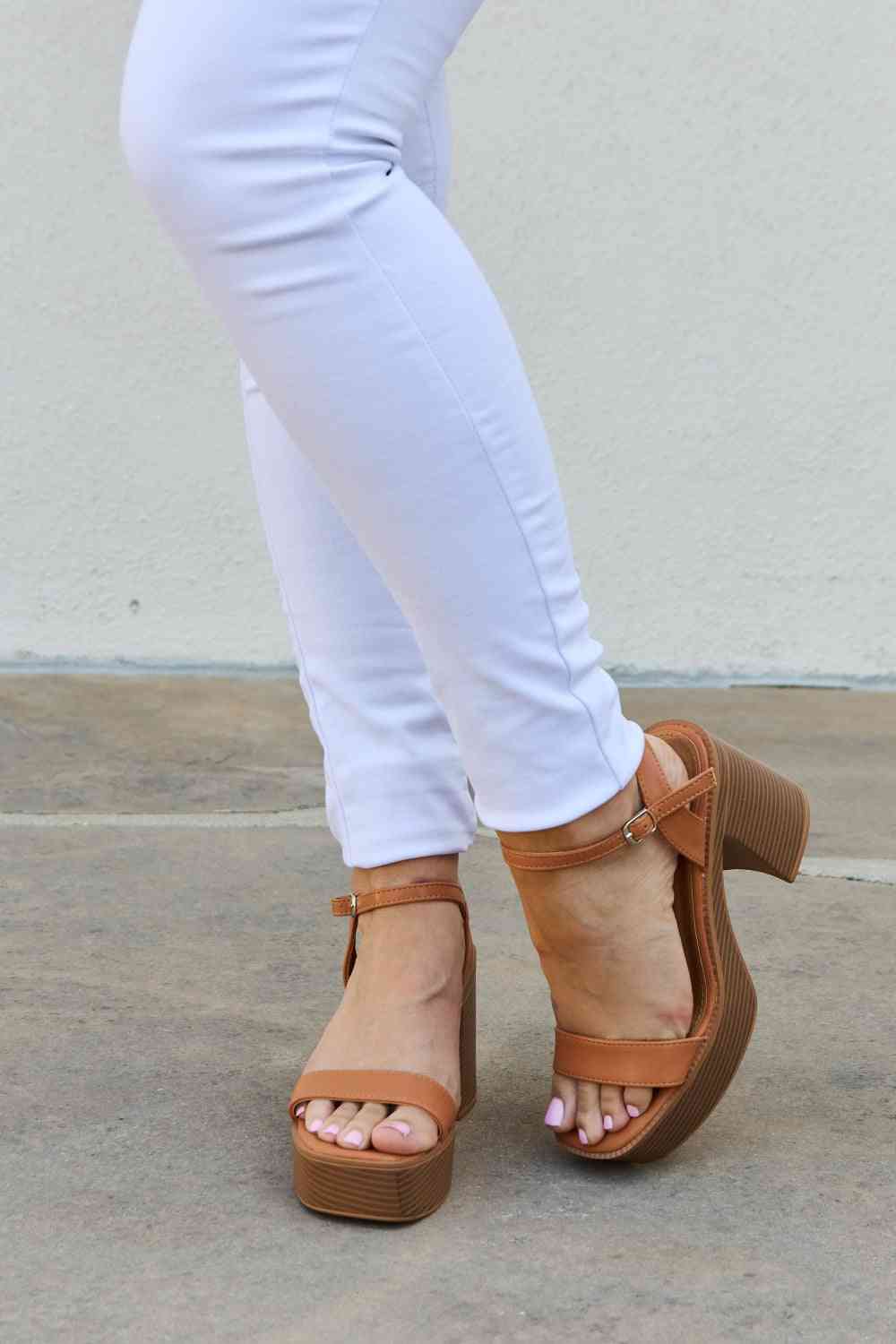 Weeboo Platform Heel Sandals