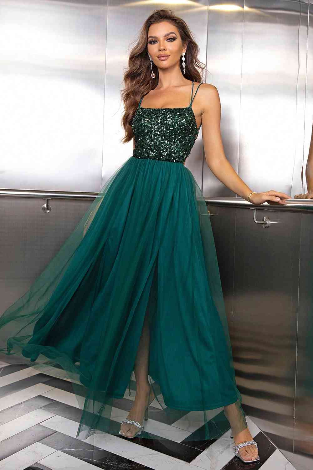 Lace-Up Dress