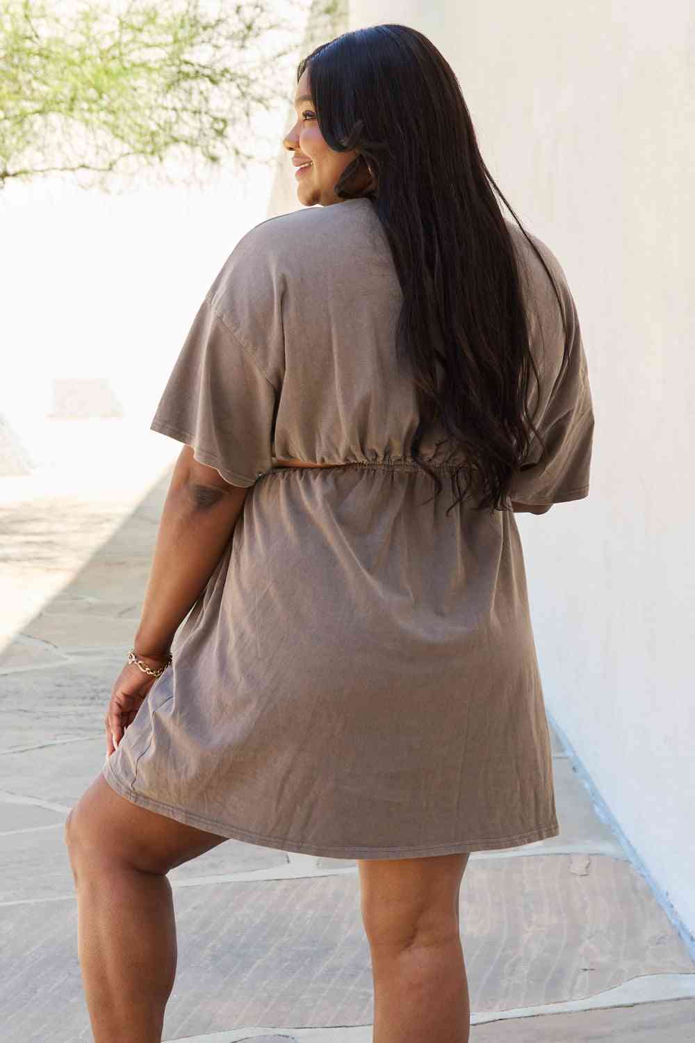 Cutout T-Shirt Dress