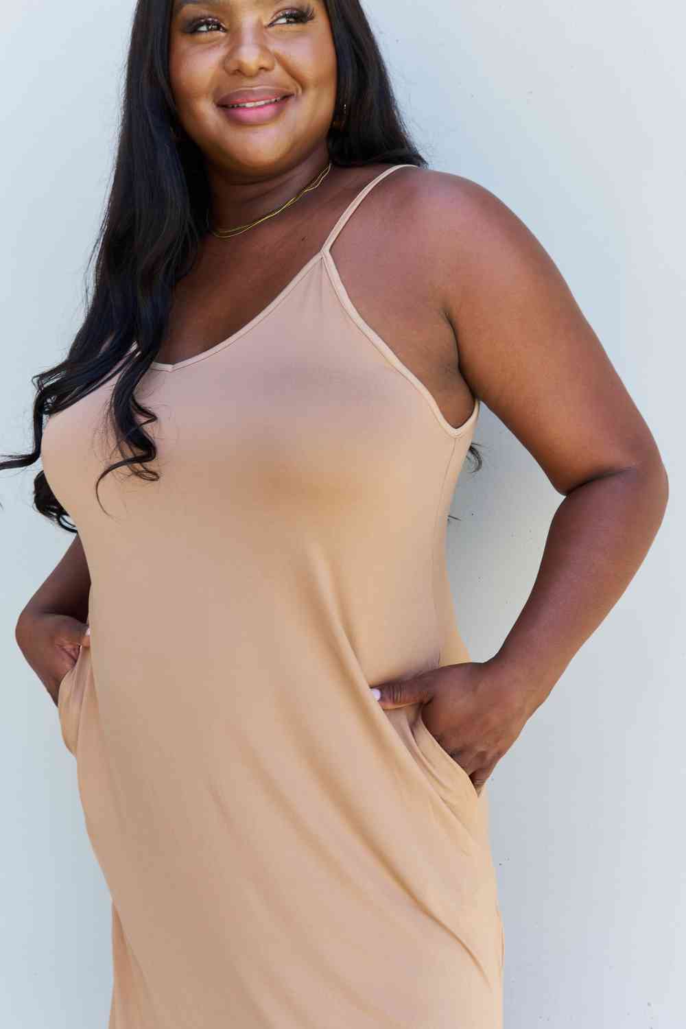 Cami Side Slit Maxi Dress