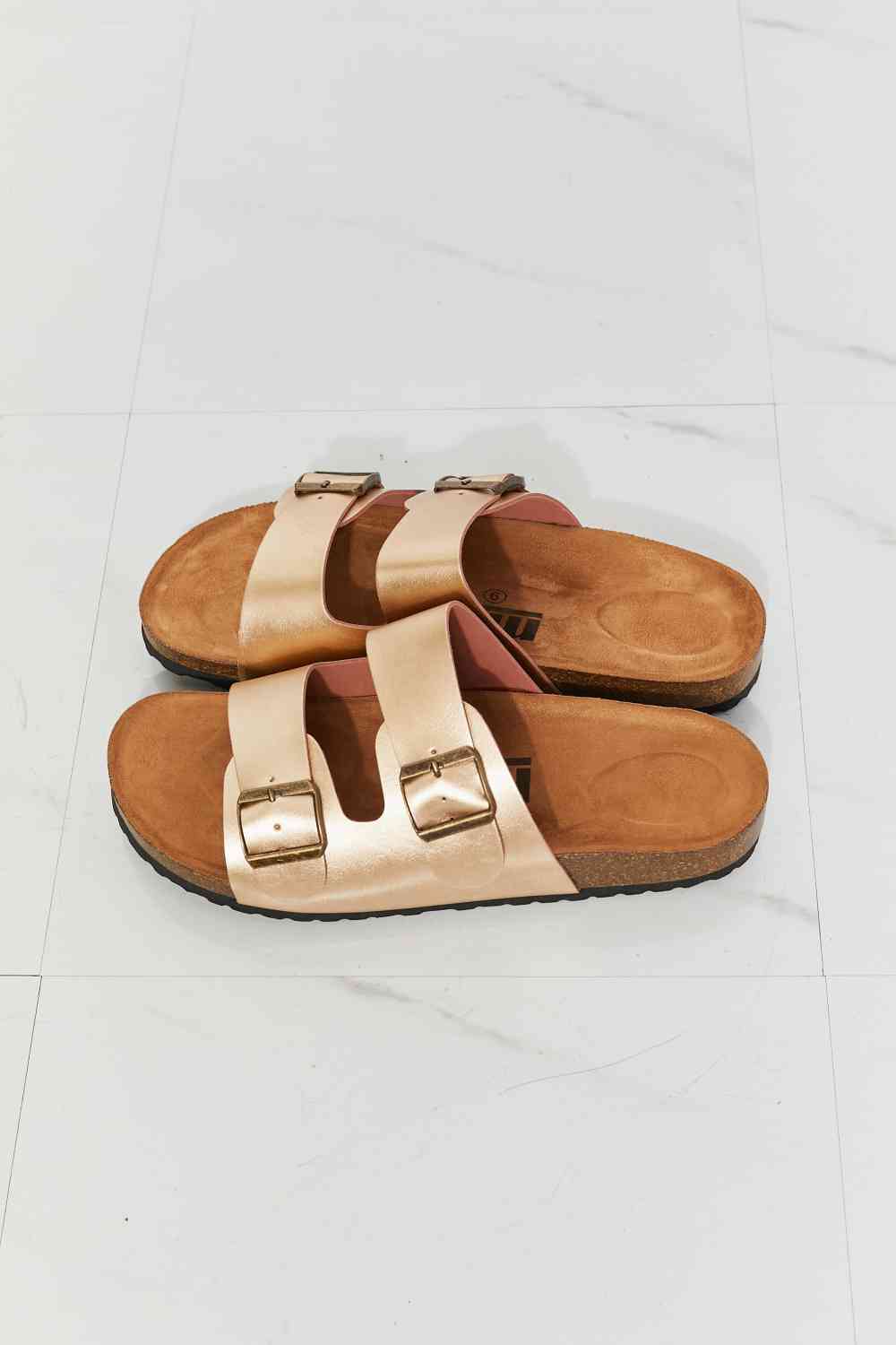 Gold Double-Banded Sandal