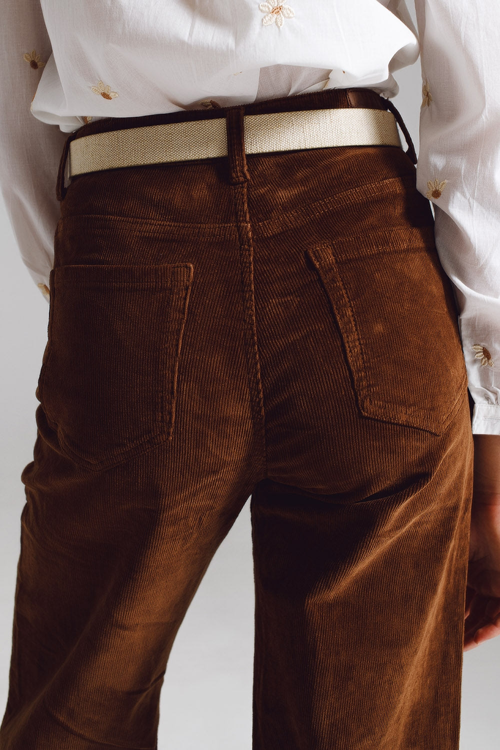 Cropped Cord Pants