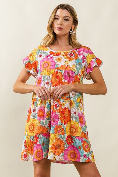 Floral Tiered Dress