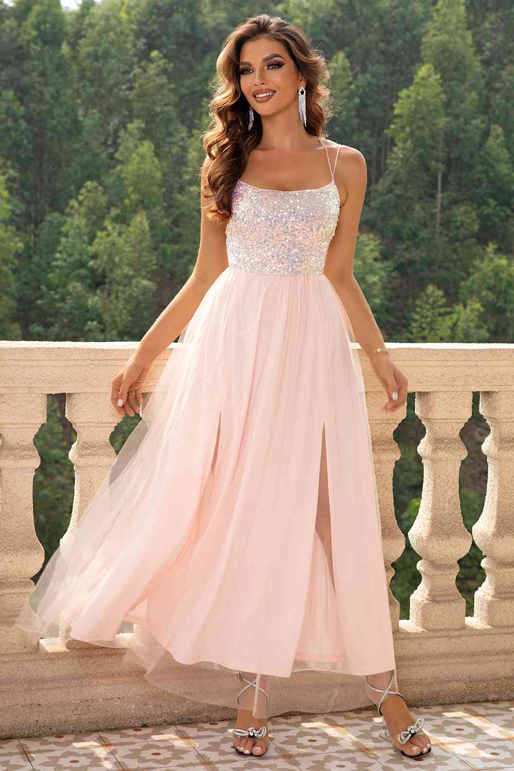 Lace-Up Dress