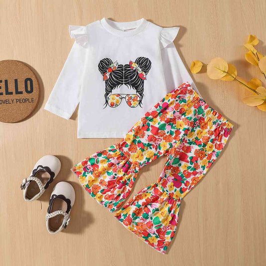 Too Cool Flare Pants Set