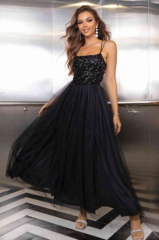 Lace-Up Dress