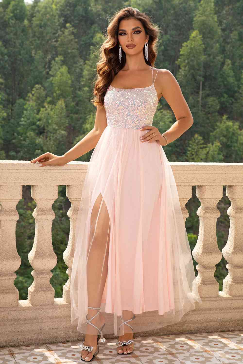 Lace-Up Dress