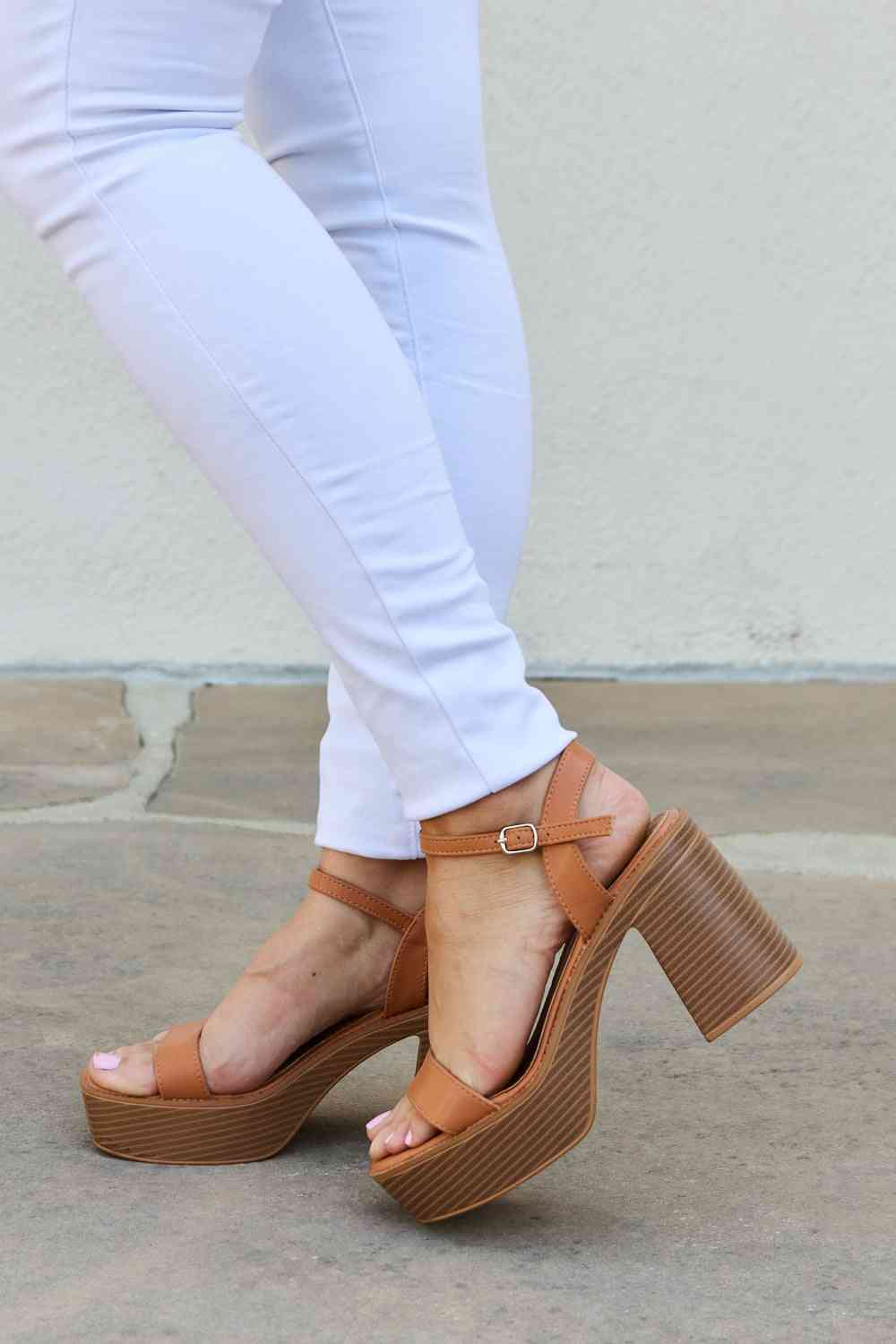 Weeboo Platform Heel Sandals