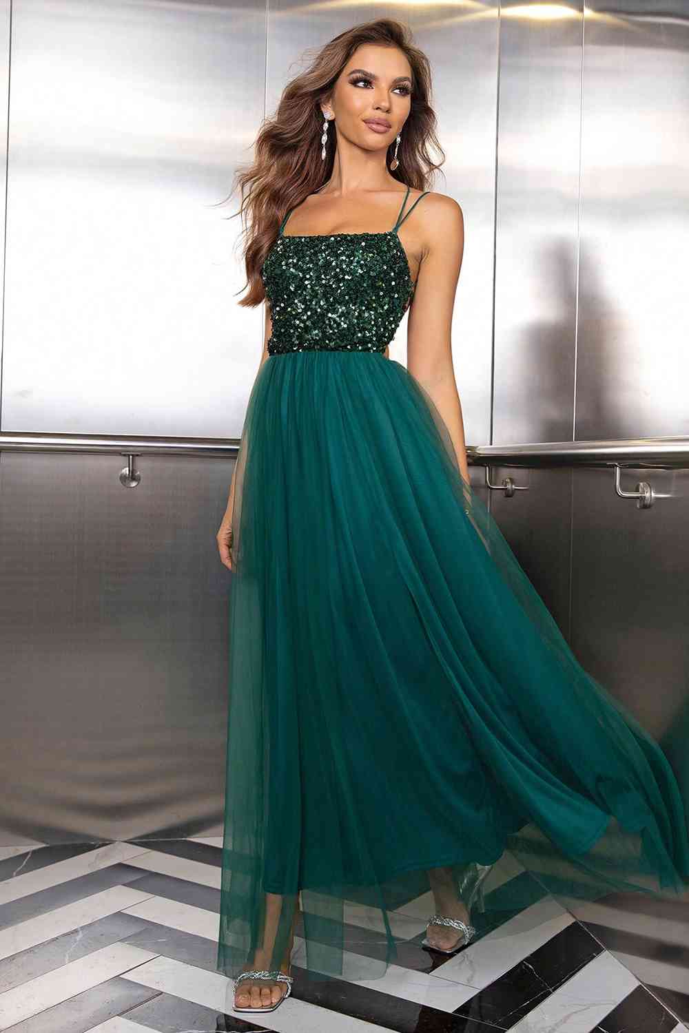 Lace-Up Dress
