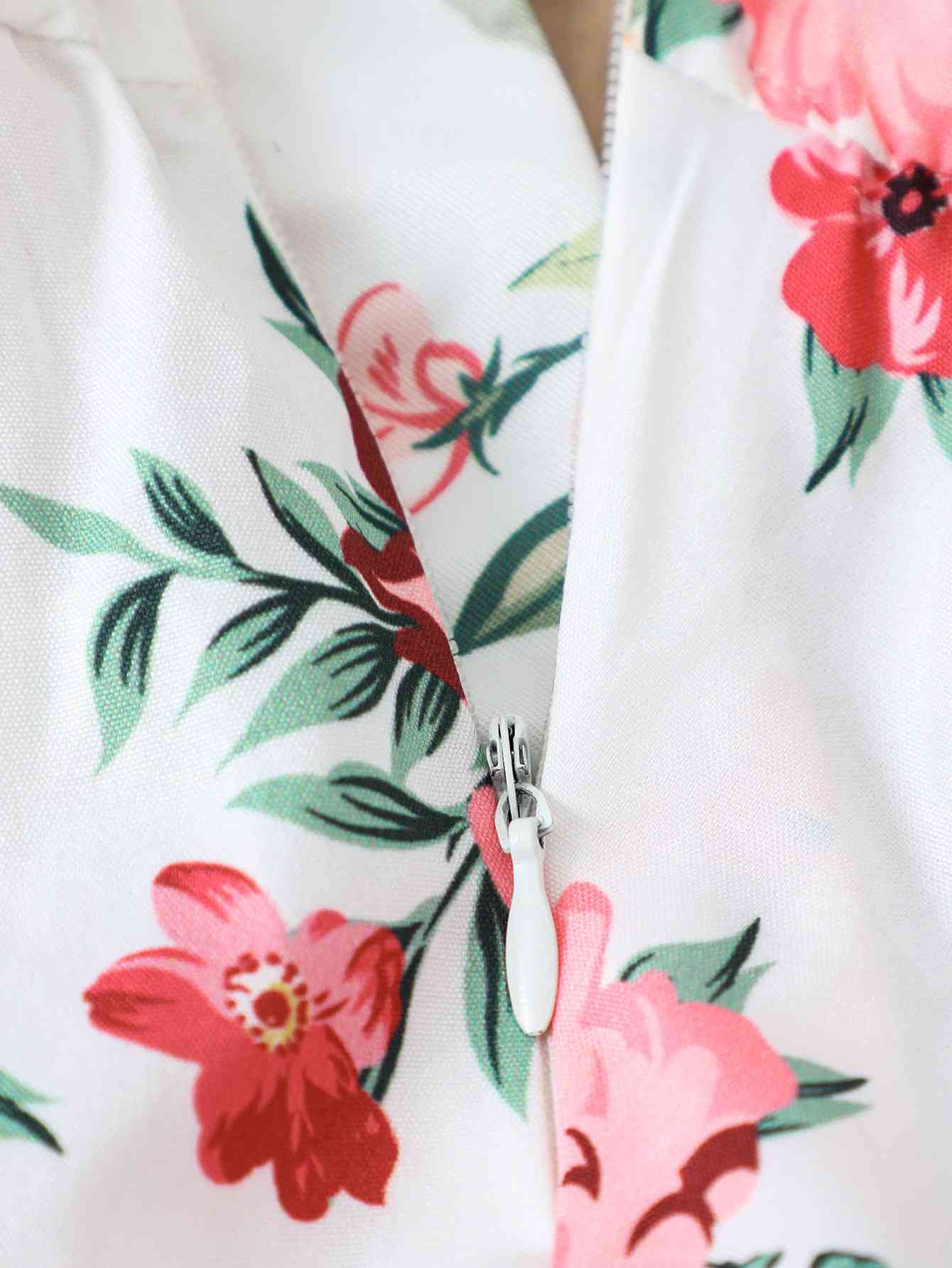 Floral Flare Leg Jumpsuit