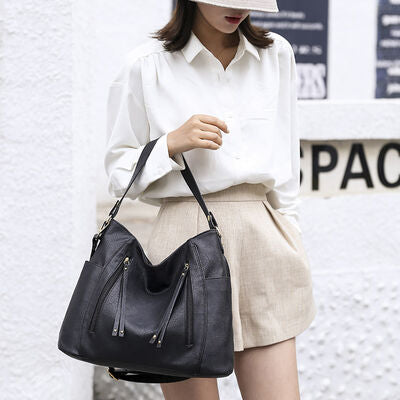Vegan Leather Tote Bag